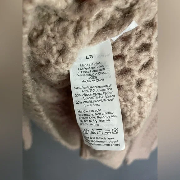 Madewell Windemere Pointelle Sweater Size Large - Picture 4 of 4